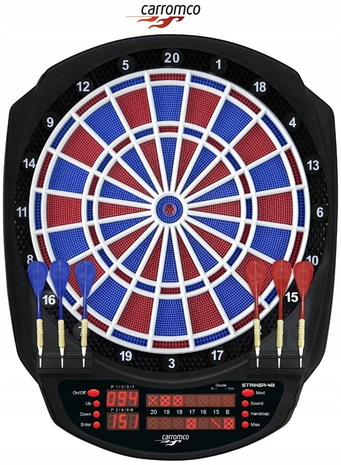 Elektromos darts CARROMCO STRIKER 401